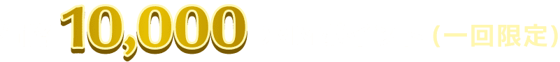 価格10,000DMMポイント（一回限定）